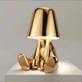 Lampe de Chevet Design – Petit Bonhomme, Sculpture Lumineuse