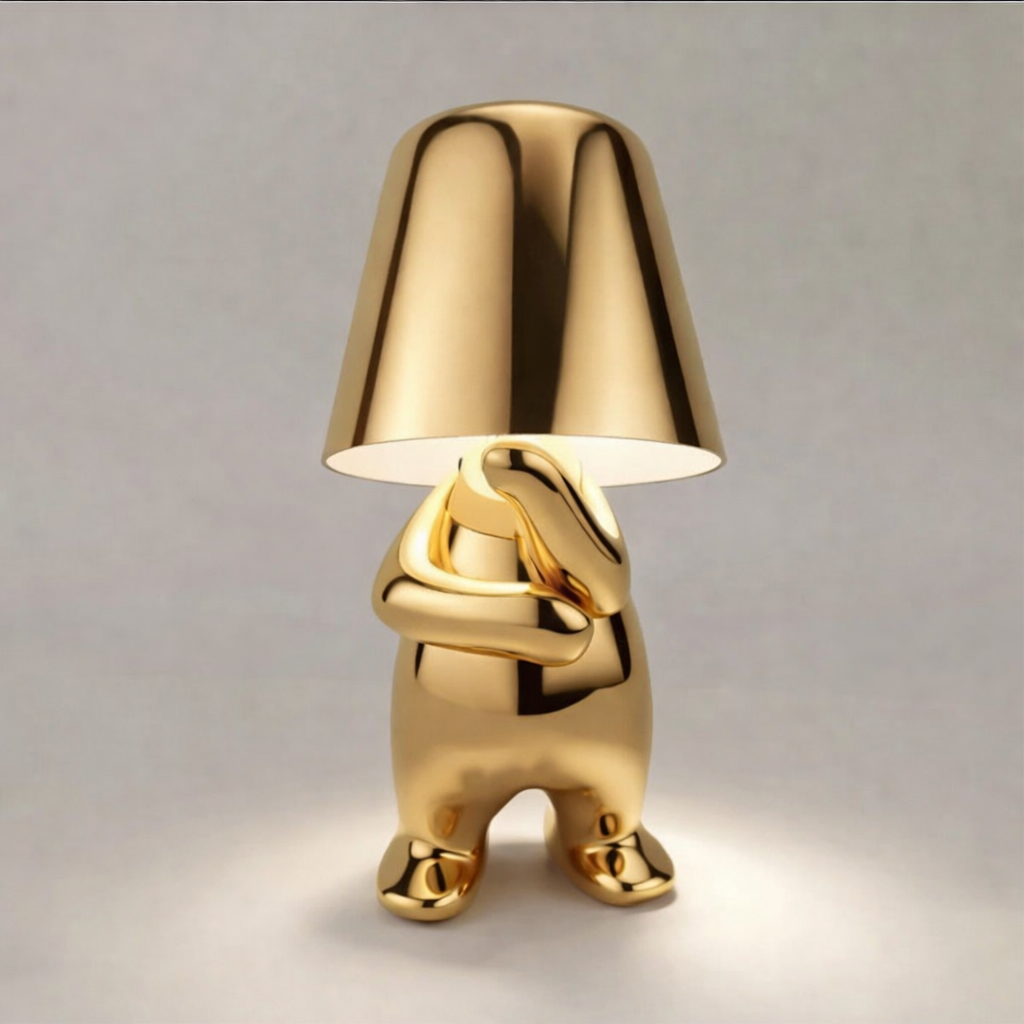 Lampe de Chevet Design – Petit Bonhomme, Sculpture Lumineuse