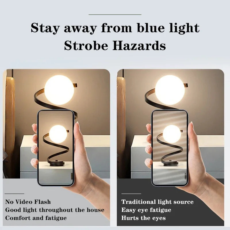 Lampe Boule Design – Luminaire Moderne à Poser