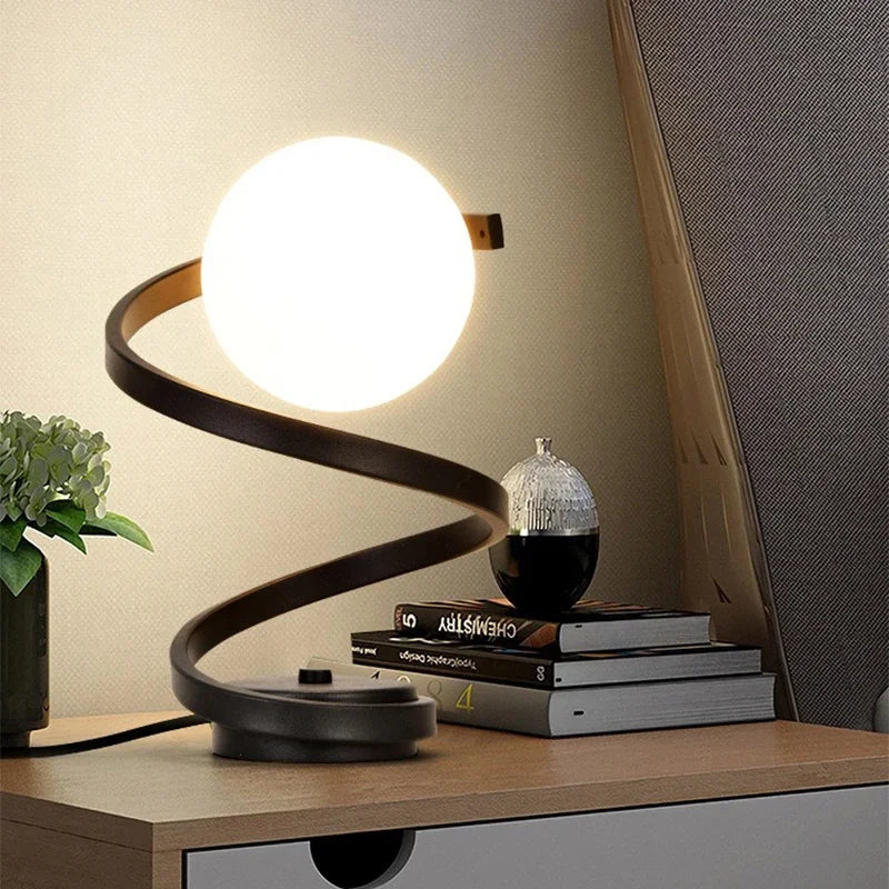 Lampe Boule Design – Luminaire Moderne à Poser